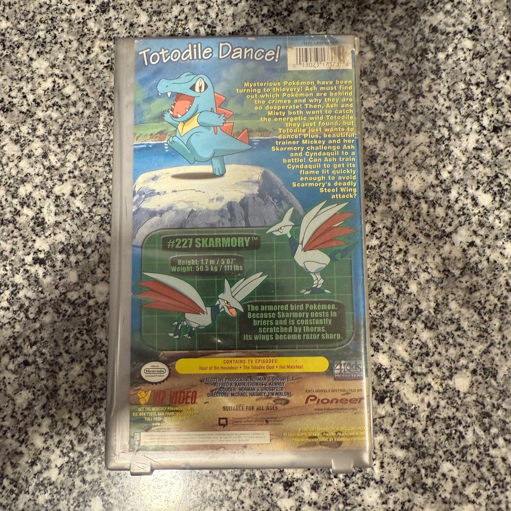 Pokemon The Johto Journeys Midnight Heroes VHS Tape - Picture 2 of 2